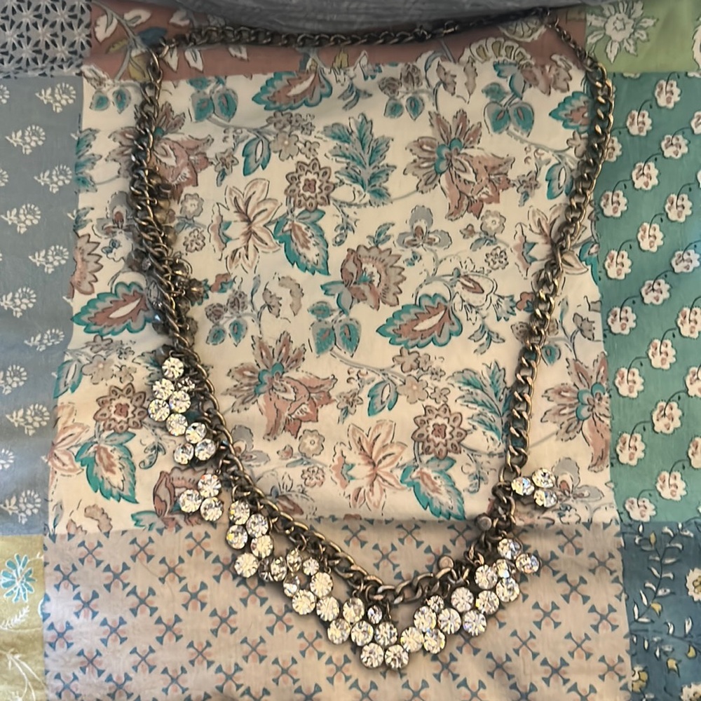 JCREW crystal necklace